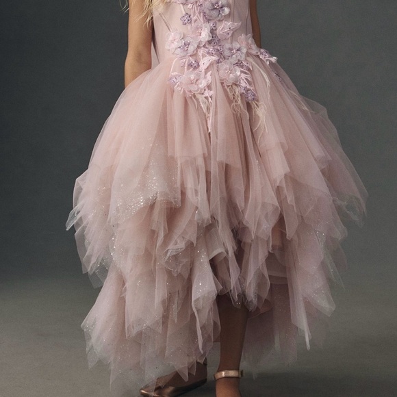 Princess Daliana High/low flower girl dress - Picture 6 of 8